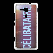 Coque Sony Xpéria SP Célibataire bleu ZG