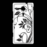 Coque Sony Xpéria SP motif fleurs 2