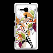 Coque Sony Xpéria SP Fleurs