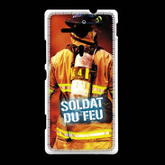 Coque Sony Xpéria SP Soldat du Feu ZG