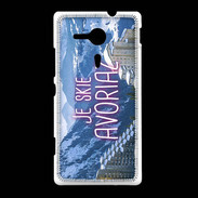 Coque Sony Xpéria SP Je skie Avoriaz ZG