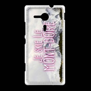 Coque Sony Xpéria SP Je skie Le Mont Dore ZG