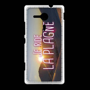 Coque Sony Xpéria SP Je ride La Plagne ZG