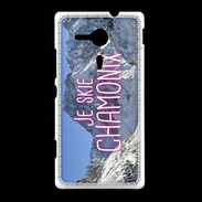 Coque Sony Xpéria SP Je skie Chamonix ZG