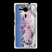 Coque Sony Xpéria SP Je skie Courchevel ZG