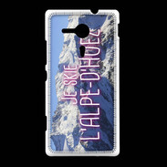 Coque Sony Xpéria SP Je skie l'Alpes d'Huez ZG