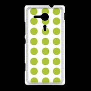 Coque Sony Xpéria SP pois vert clair