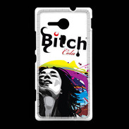 Coque Sony Xpéria SP Bitch cola et fille