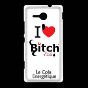Coque Sony Xpéria SP I love Bitch Cola 2