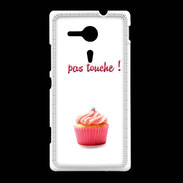 Coque Sony Xpéria SP Pas touché à mon Cupcake PR