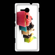 Coque Sony Xpéria SP Cupcakes en rang PR