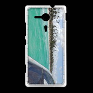 Coque Sony Xpéria SP Bord de plage en bateau
