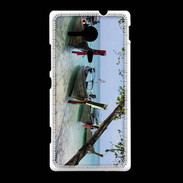 Coque Sony Xpéria SP DP Barge en bord de plage 2