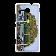 Coque Sony Xpéria SP DP Barge en bord de plage