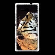 Coque Sony Xpéria SP Portrait de tigre PB 1