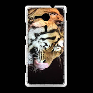 Coque Sony Xpéria SP Portrait de tigre PB 2