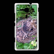 Coque Sony Xpéria SP Lapin sauvage PB 1
