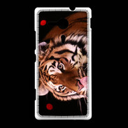 Coque Sony Xpéria SP Portrait de tigre PB 4