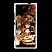 Coque Sony Xpéria SP Portrait de tigre PB 5