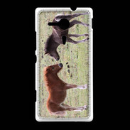 Coque Sony Xpéria SP Poulains PB 1