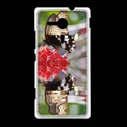 Coque Sony Xpéria SP DP Papillon mirroir