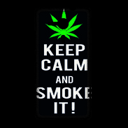 Coque Sony Xpéria SP Keep Calm Smoke Noir
