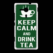 Coque Sony Xpéria SP Keep Calm Drink Tea Vert