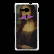 Coque Sony Xpéria SP Moustache Mona Lisa