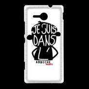 Coque Sony Xpéria SP Adishatz Humour Ardèche