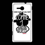 Coque Sony Xpéria SP Adishatz Humour Territoire de Belfort