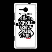 Coque Sony Xpéria SP Adishatz Humour Puy de Dome