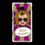 Coque Sony Xpéria SP Miss business Rousse