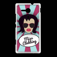 Coque Sony Xpéria SP Miss Clubbing Brune