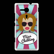 Coque Sony Xpéria SP Miss Clubbing Rousse