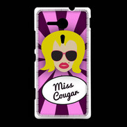Coque Sony Xpéria SP Miss Cougar Blonde