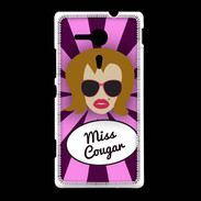 Coque Sony Xpéria SP Miss Cougar Rousse