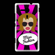 Coque Sony Xpéria SP Miss Fashion Rousse