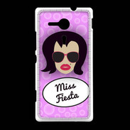 Coque Sony Xpéria SP Miss Fiesta Brune