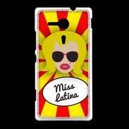 Coque Sony Xpéria SP Miss Latina Blonde
