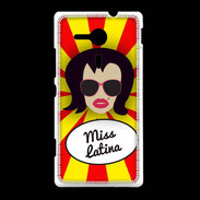 Coque Sony Xpéria SP Miss Latina Brune