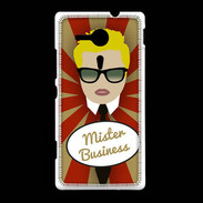 Coque Sony Xpéria SP Mister Business Blond