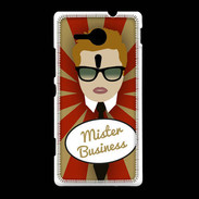 Coque Sony Xpéria SP Mister Business Roux
