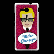 Coque Sony Xpéria SP Mister Champagne Blond
