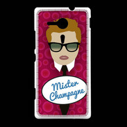 Coque Sony Xpéria SP Mister Champagne Roux