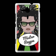 Coque Sony Xpéria SP Mister Reggae Blanc