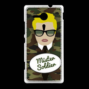 Coque Sony Xpéria SP Mister Soldier Blond
