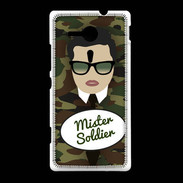 Coque Sony Xpéria SP Mister Soldier Brun