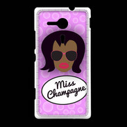 Coque Sony Xpéria SP Miss Champagne Black