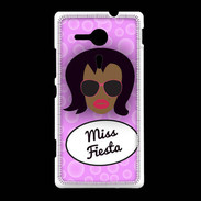 Coque Sony Xpéria SP Miss Fiesta Black
