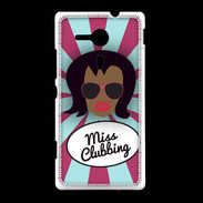 Coque Sony Xpéria SP Miss Clubbing Black
